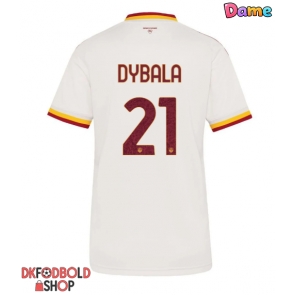 AS Roma Paulo Dybala #21 Udebanetrøje Dame 2026-27 Kort ærmer AS Roma Paulo Dybala #21 Udebanetrøje Dame 2026-27 Kort ærmer